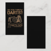 Hilarious WoodworkHumor Lumberjack Ax Throwing Visitekaartje (Voorkant / Achterkant)