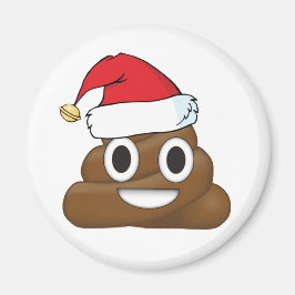 Hilarious Xmas Poop Emoji Magneet