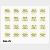 Hilarious Zurse Gifts "Behind each Stable Nurse" Ronde Sticker (Vel)