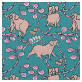 Hilarisch 2-pg jaar geboortedag kies kleur F Stof (Close Up)