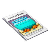 Hilarisch Aquarium Humor Notitieboek (Rechterzijde)