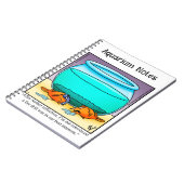 Hilarisch Aquarium Humor Notitieboek (Linkerzijde)