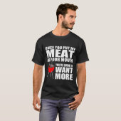hilarisch BBQ-Gezegde T-shirt (Voorkant volledig)