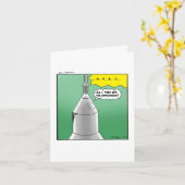 Hilarisch Bon Voyage Wenskaart Kaart (Gele Bloem)