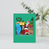 Hilarisch Briefkaart voor kerstHumor (Staand voorkant)