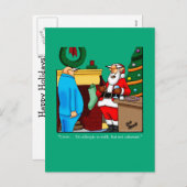 Hilarisch Briefkaart voor kerstHumor (Voorkant / Achterkant)