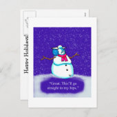 Hilarisch Briefkaart voor kerstHumor (Voorkant / Achterkant)