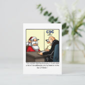 Hilarisch Briefkaart voor kerstHumor (Staand voorkant)