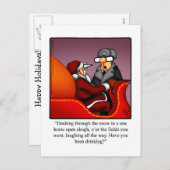 Hilarisch Briefkaart voor kerstHumor (Voorkant / Achterkant)