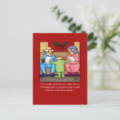 Hilarisch Briefkaart voor kerstHumor (Staand voorkant)