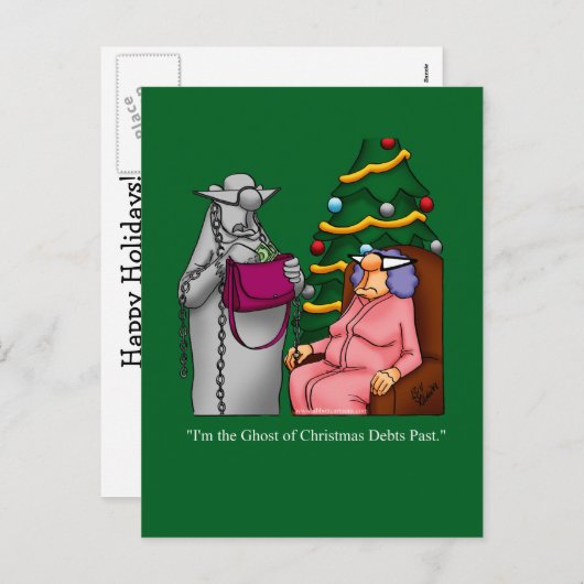 Hilarisch Briefkaart voor kerstHumor (Voorkant / Achterkant)