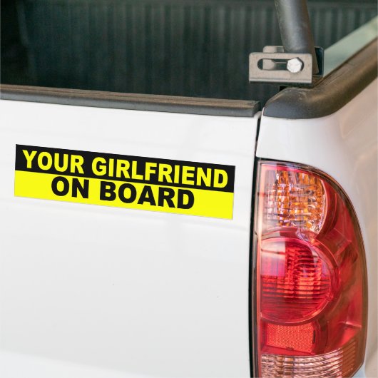 Hilarisch bumpersticker met AardvarkApparel (Op Truck)