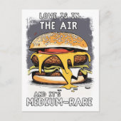 Hilarisch BURGER Quote  Retro Illustratie Briefkaart (Voorkant)