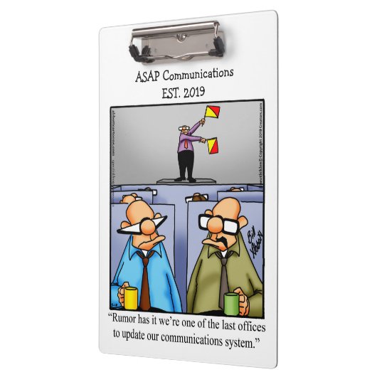 Hilarisch Business Humor Klembord Gift (Links)