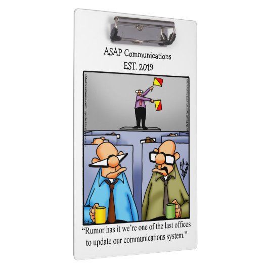 Hilarisch Business Humor Klembord Gift (Rechts)