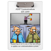 Hilarisch Business Humor Klembord Gift (Voorkant)