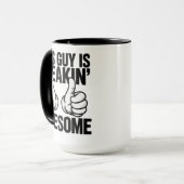 Hilarisch cadeau voor hem mok (Voorkant links)