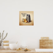 Hilarisch Cheesy Politiek Poster (Keuken)