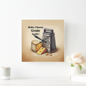 Hilarisch Cheesy Politiek Vierkante Klok (Huis)