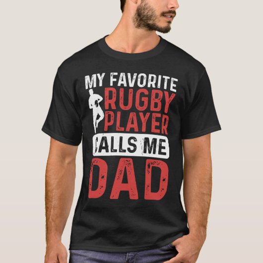 Hilarisch en brutaal Rugby grap T-shirt ontwerp (Voorkant)