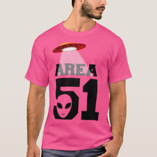 Hilarisch en ongelooflijk Area 51 ontwerp T-shirt