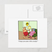 Hilarisch geschenk van liefde! briefkaart (Voorkant / Achterkant)