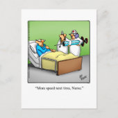 Hilarisch Get Well Humor Briefkaart (Voorkant)