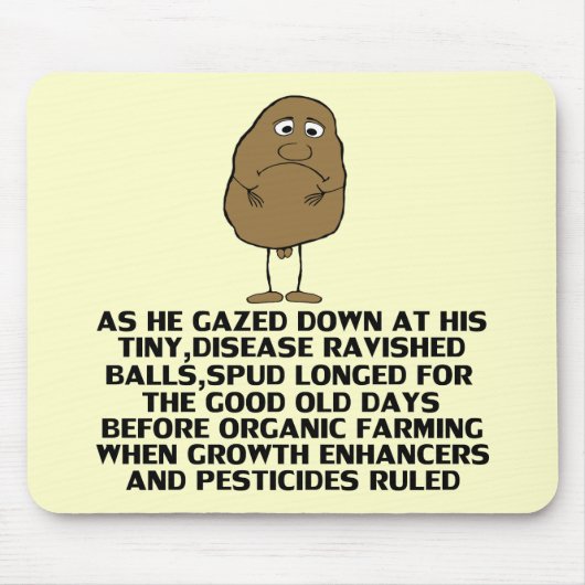 Hilarisch grapje muismat (Voorkant)