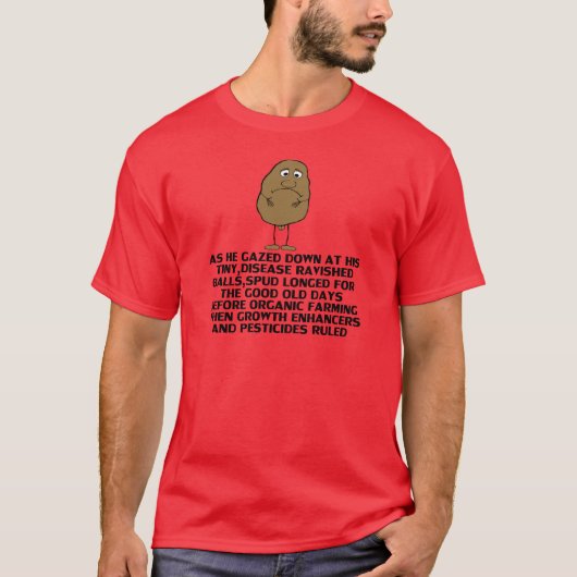 Hilarisch grapje t-shirt (Voorkant)