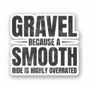 Hilarisch grindrijden: Off-road fietsen Sticker