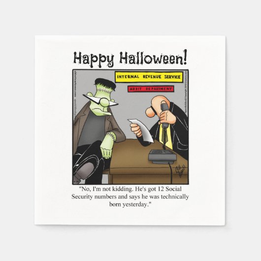 Hilarisch Halloween Humor Party servetten (Voorkant)