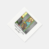 Hilarisch Halloween Humor Party servetten (Hoek)