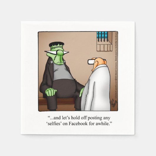 Hilarisch Halloween Humor Party servetten (Voorkant)