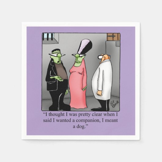 Hilarisch Halloween Humor Party servetten (Voorkant)