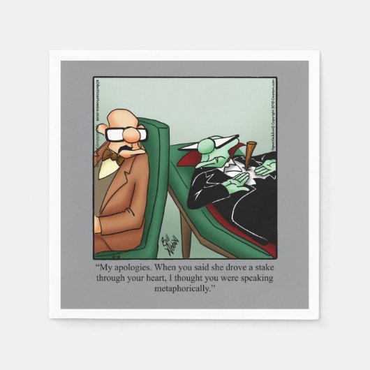 Hilarisch Halloween Humor Party servetten (Voorkant)