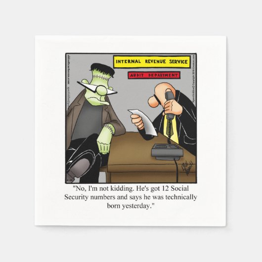 Hilarisch Halloween Humor Party servetten (Voorkant)