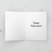 Hilarisch Halloween Humor Wenskaart Feestdagen Kaart (Binnen)