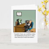 Hilarisch Halloween Humor Wenskaart Kaart (Gele Bloem)