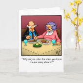 Hilarisch Happy Jubileum Wenskaart Kaart (Gele Bloem)