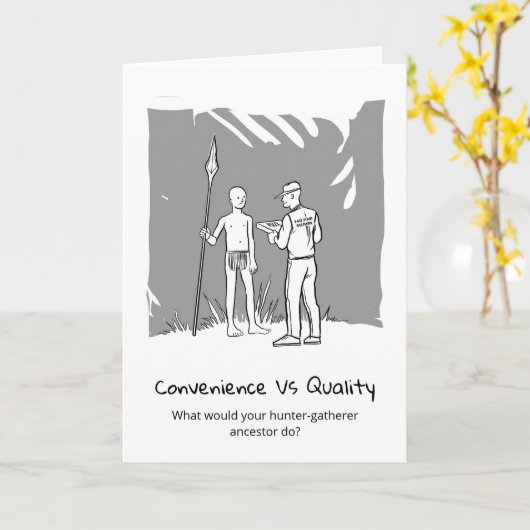 Hilarisch Hard Lifestyle Keuzes Kaart (Gele Bloem)