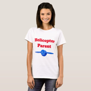 Hilarisch Helikopter Ouder Rood Blauw 4Charlotte T-shirt