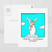 Hilarisch hemels geschenk idee! briefkaart (Voorkant / Achterkant)