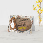 Hilarisch idee van je Basset Hound Birthday Kaart (Gele Bloem)