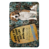 Hilarisch idee van je Beagle Magnet Magneet (Verticaal)