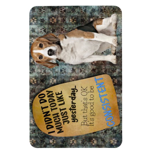 Hilarisch idee van je Beagle Magnet Magneet (Verticaal)