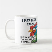 Hilarisch "Ik kan er rustig uitzien..." Haan Mok (Links)