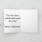 Hilarisch Kerst Kaart (Binnen)