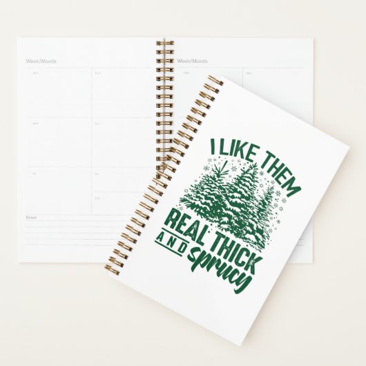 Hilarisch Kerstman Pakket Raar Kerstmisontwerp Zwe Planner (Display)