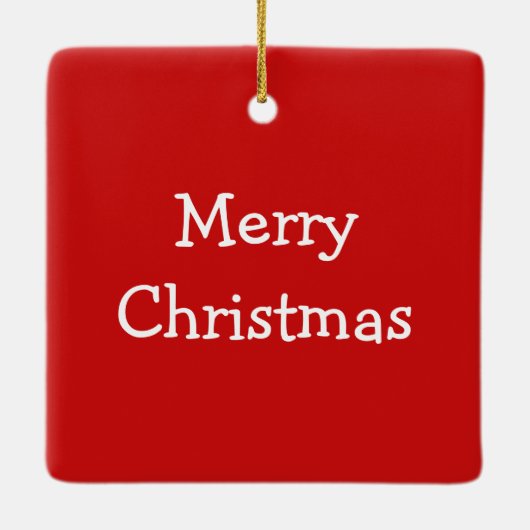 Hilarisch kerstversiering cadeau keramisch ornament (Achterkant)