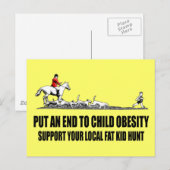 Hilarisch kind briefkaart (Voorkant / Achterkant)